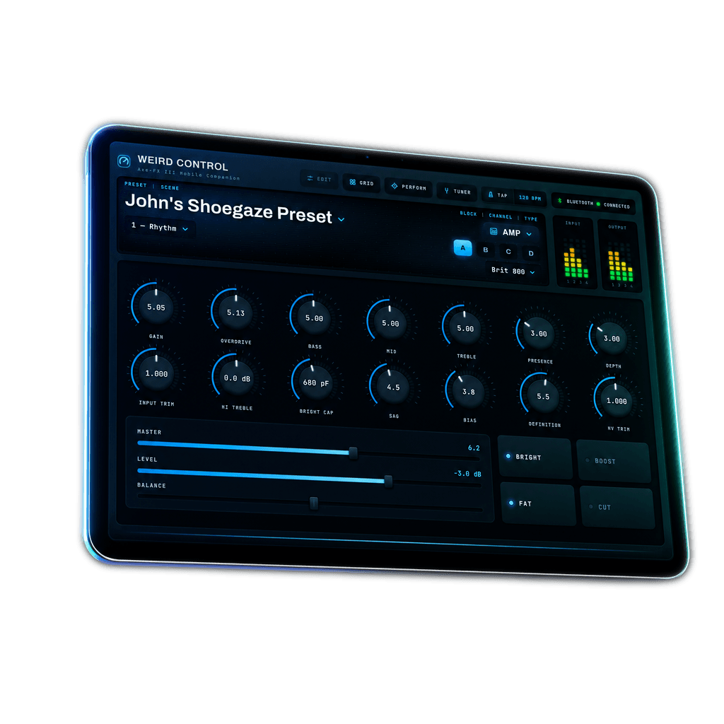 Block Edit running on an iPad